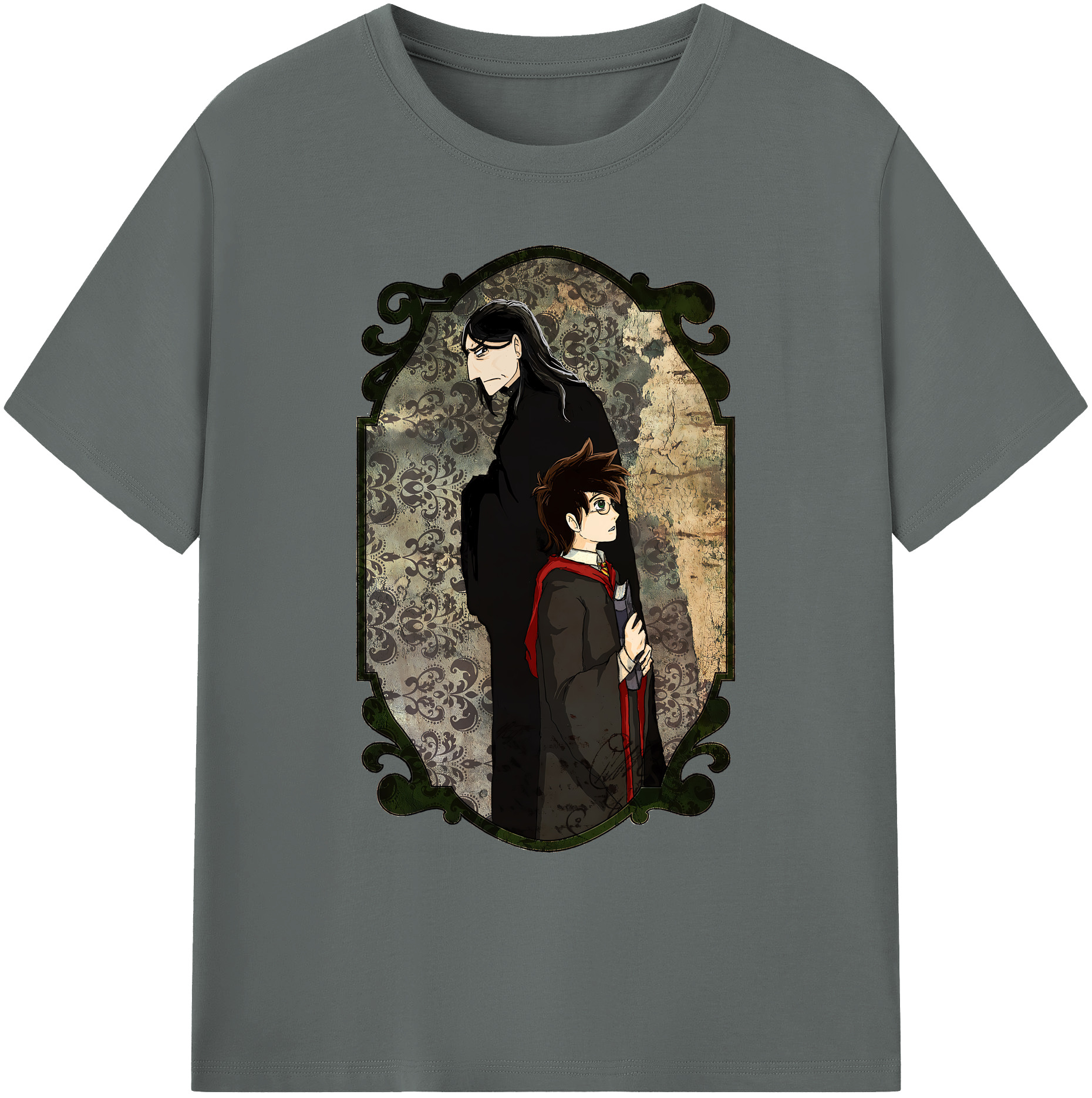 （画像用） Harry Potter ハリー・ポッターシリーズ 綿100％ メンズ半袖Tシャツ｜肌触りやわらか＆通気性